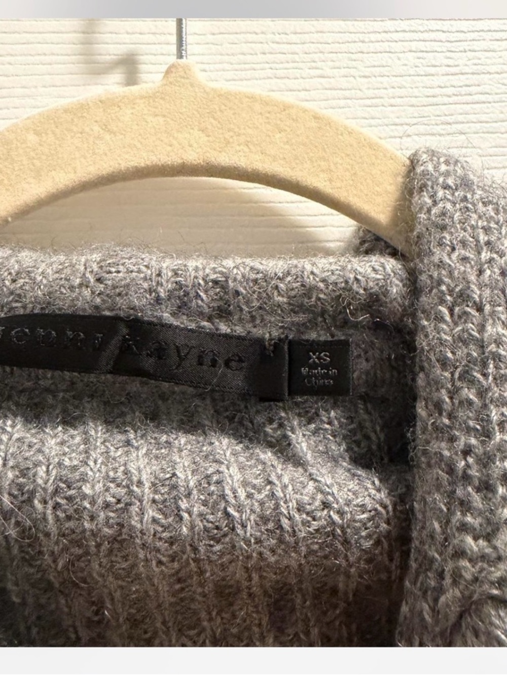 Jenni Kayne wool and alpaca hoodie sweater - Picture 3 of 6